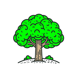 Pobarvana pobarvanka - Pobarvanka drevesa