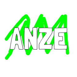 Pobarvana pobarvanka - Pobarvanka imena ANŽE