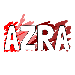 Pobarvana pobarvanka - Pobarvanka imena AZRA