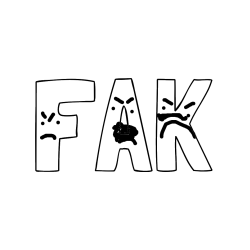 Pobarvana pobarvanka - Pobarvanka imena FAK