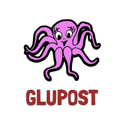 Pobarvana pobarvanka - Pobarvanka imena GLUPOST in otroška pobarvanka nasmejane hobotnice