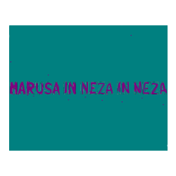 Pobarvana pobarvanka - Pobarvanka imena MARUŠA IN NEŽA IN NEŽA