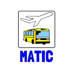 POBARVANA POBARVANKA - Pobarvanka imena MATIC in avtobus in letalo