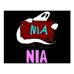 Pobarvana pobarvanka - Pobarvanka imena NIA in pobarvanka duhca in table