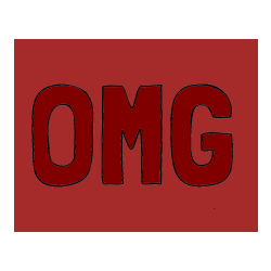 Pobarvana pobarvanka - Pobarvanka imena OMG