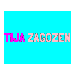 Pobarvana pobarvanka - Pobarvanka imena TIJA ZAGOŽEN