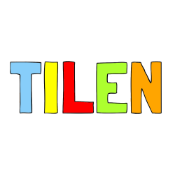 Pobarvana pobarvanka - Pobarvanka imena TILEN