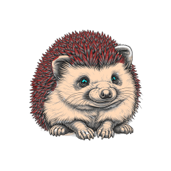 Pobarvana pobarvanka - Pobarvanka ježa