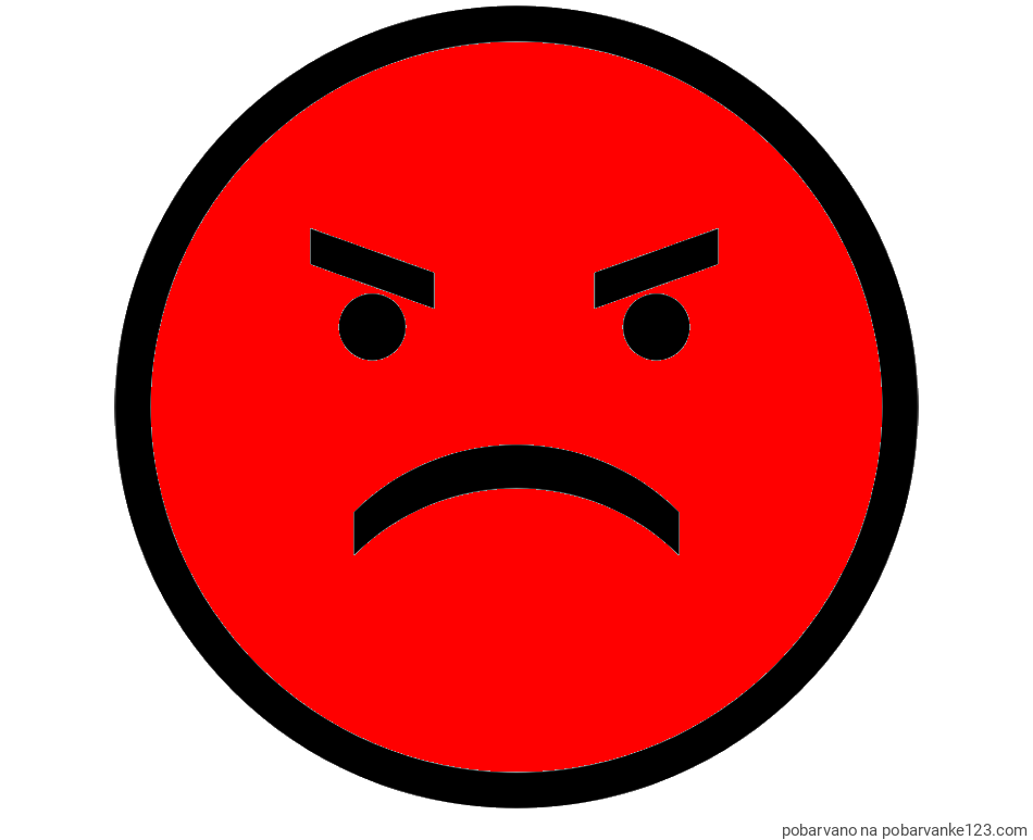 POBARVANA POBARVANKA - Pobarvanka jeznega smeškota