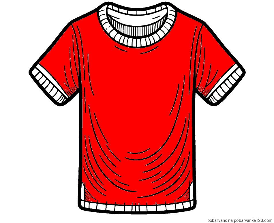 POBARVANA POBARVANKA - Pobarvanka kratke majice