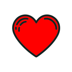 POBARVANA POBARVANKA - Pobarvanka lepega srčka