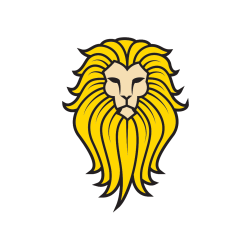 Pobarvana pobarvanka - Pobarvanka leva z bujno grivo