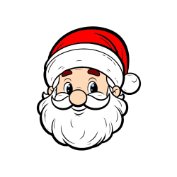 Pobarvana pobarvanka - Pobarvanka ljubkega Božička