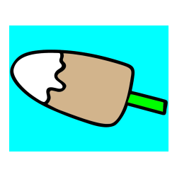 POBARVANA POBARVANKA - Pobarvanka lučke (sladoled na palčki)