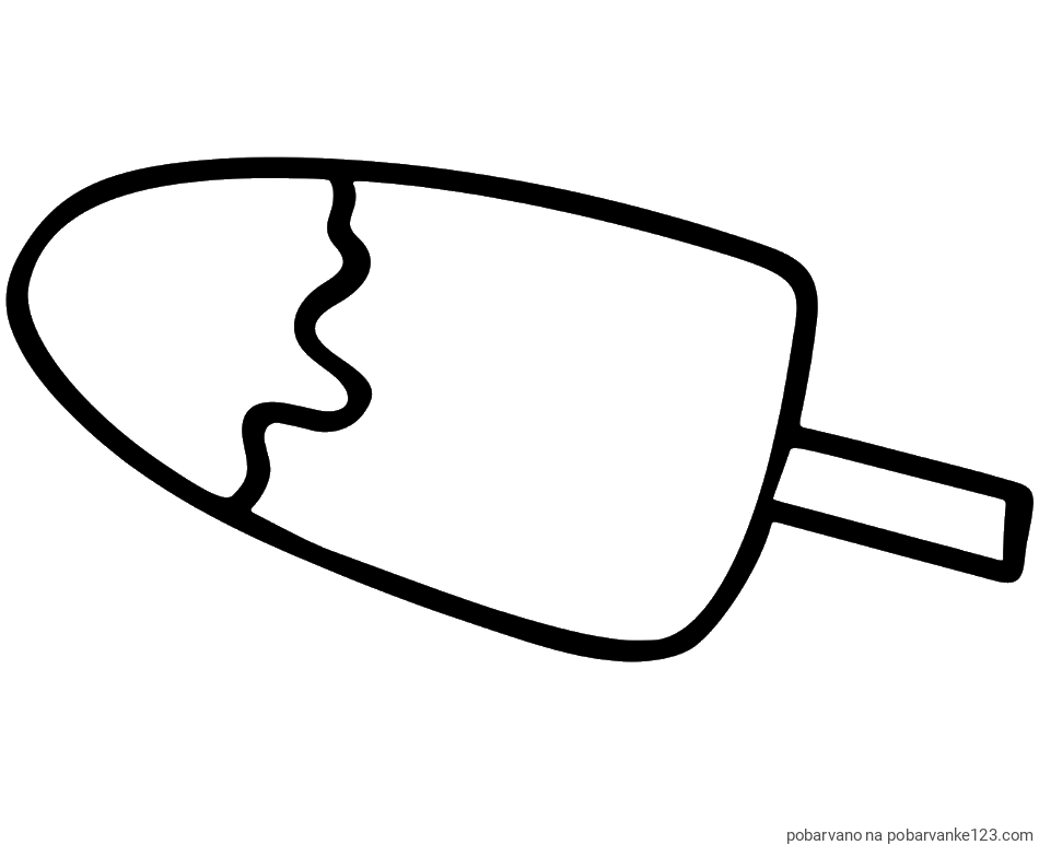 POBARVANA POBARVANKA - Pobarvanka lučke (sladoled na palčki)