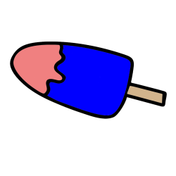 POBARVANA POBARVANKA - Pobarvanka lučke (sladoled na palčki)