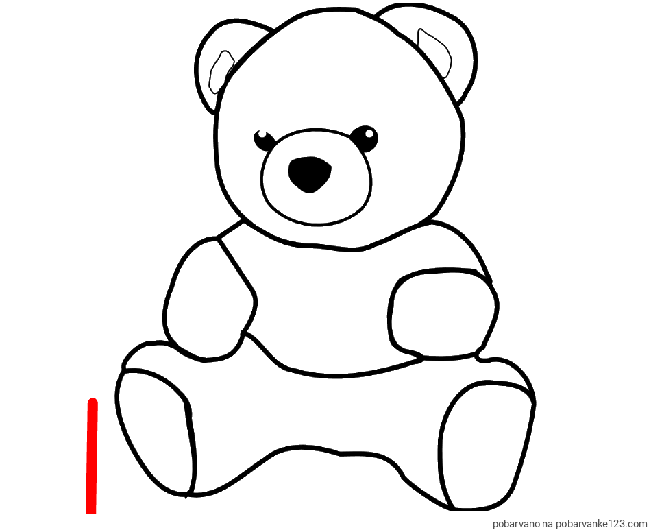 POBARVANA POBARVANKA - Pobarvanka medvedka