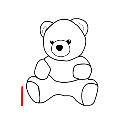 Pobarvana pobarvanka - Pobarvanka medvedka