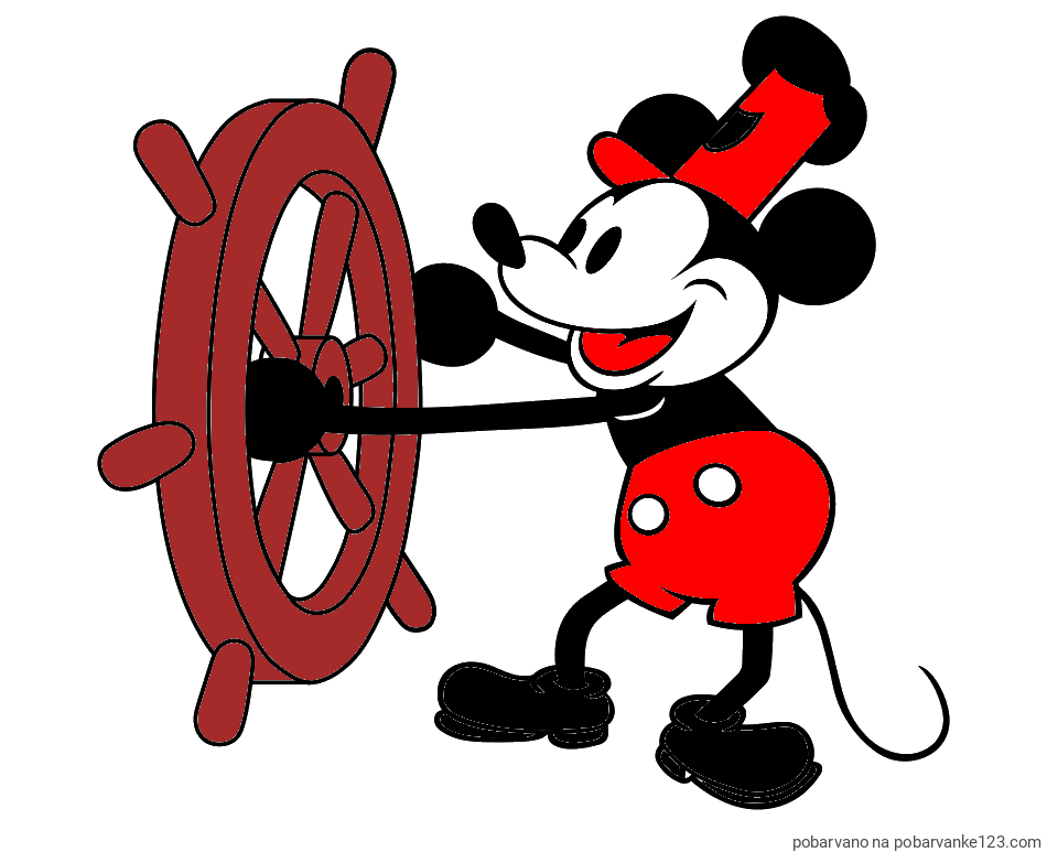 POBARVANA POBARVANKA - Pobarvanka Miki Miške (Mickey Mouse)