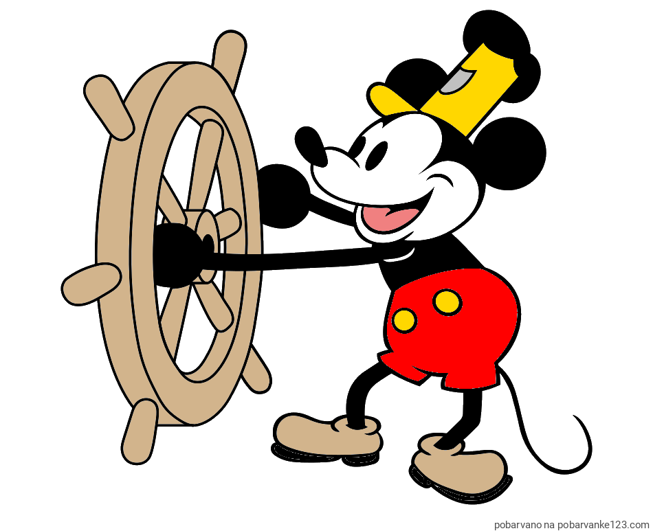 POBARVANA POBARVANKA - Pobarvanka Miki Miške (Mickey Mouse)