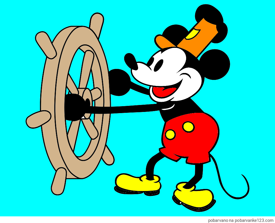 POBARVANA POBARVANKA - Pobarvanka Miki Miške (Mickey Mouse)