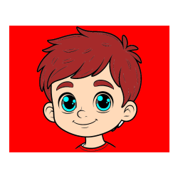 Pobarvana pobarvanka - Pobarvanka obraza fanta