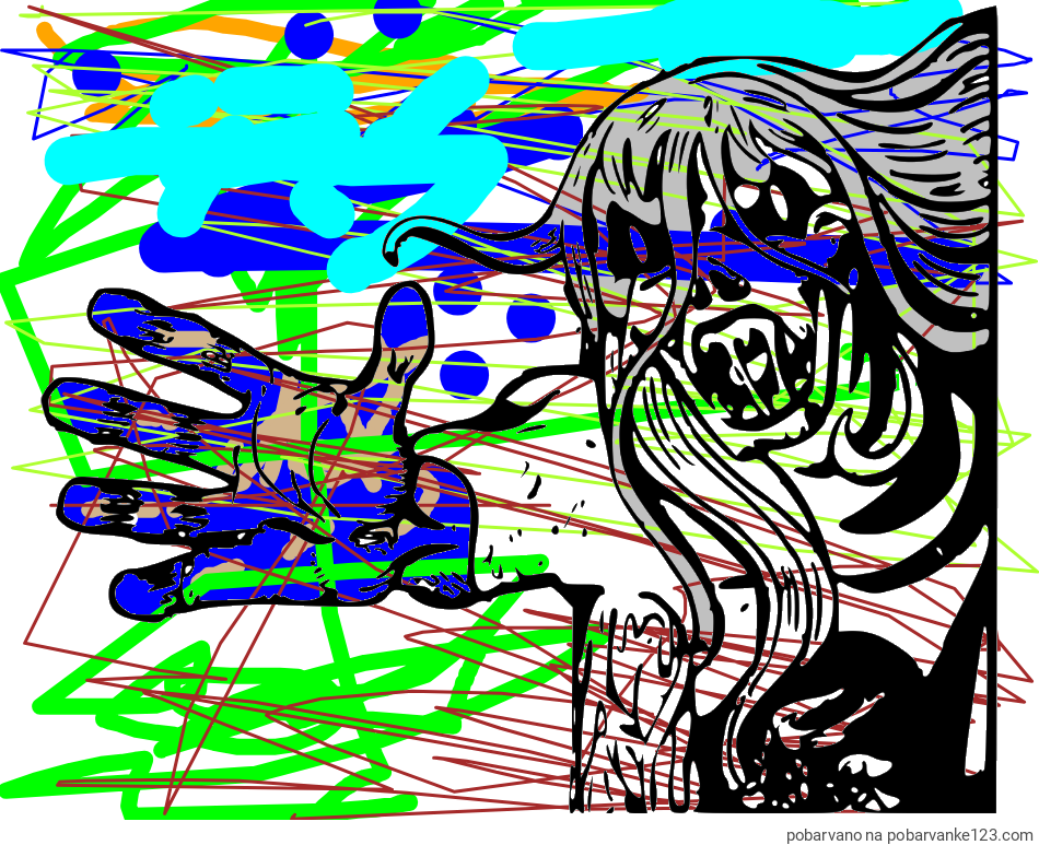 POBARVANA POBARVANKA - Pobarvanka pošasti