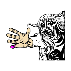 Pobarvana pobarvanka - Pobarvanka pošasti