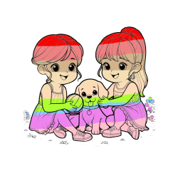 POBARVANA POBARVANKA - Pobarvanka prijateljic s kužkom