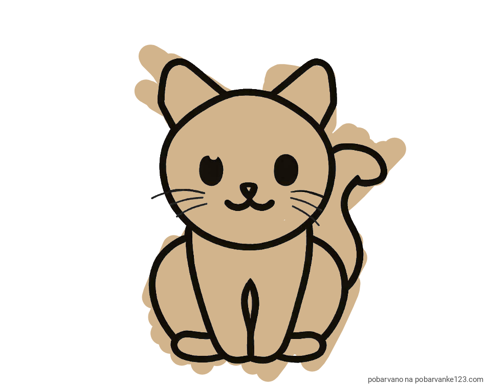 POBARVANA POBARVANKA - Pobarvanka prikupne mucke