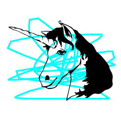 Pobarvana pobarvanka - Pobarvanka samorog