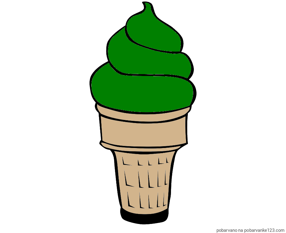 POBARVANA POBARVANKA - Pobarvanka sladoled