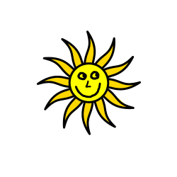 POBARVANA POBARVANKA - Pobarvanka sončka