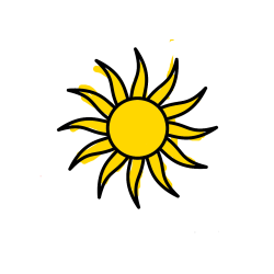 POBARVANA POBARVANKA - Pobarvanka sončka