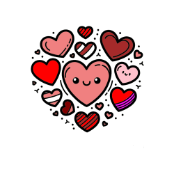 POBARVANA POBARVANKA - Pobarvanka srčkov