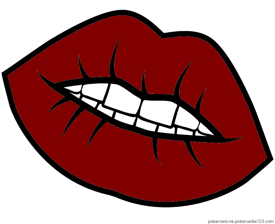 POBARVANA POBARVANKA - Pobarvanka ustnic