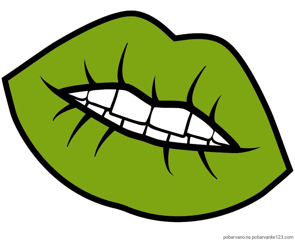 POBARVANA POBARVANKA - Pobarvanka ustnic