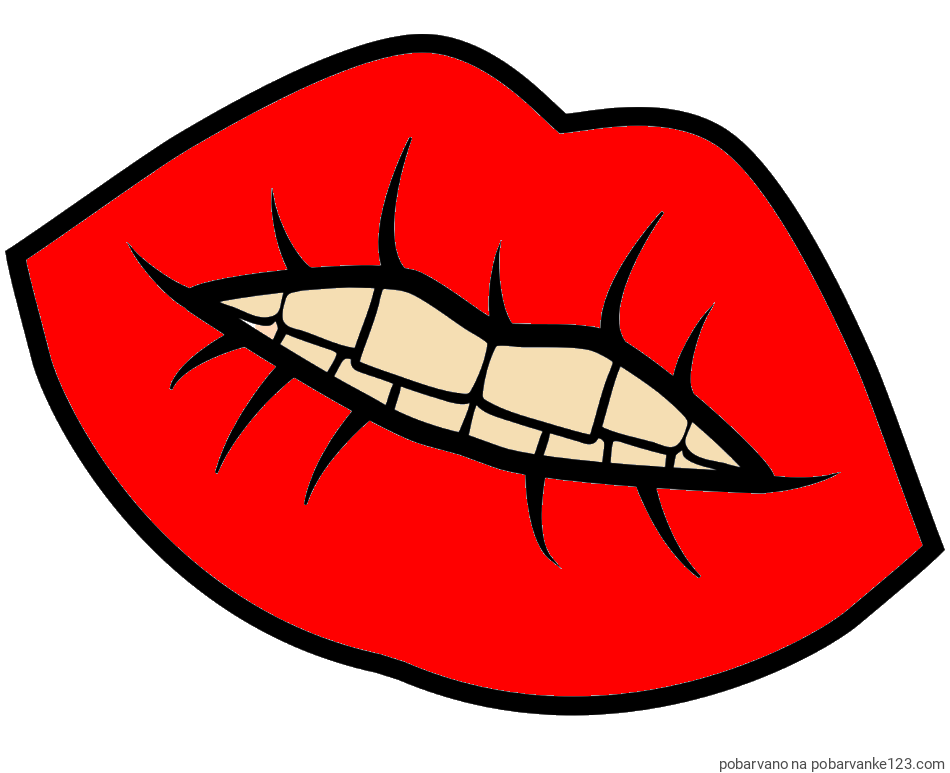 POBARVANA POBARVANKA - Pobarvanka ustnic