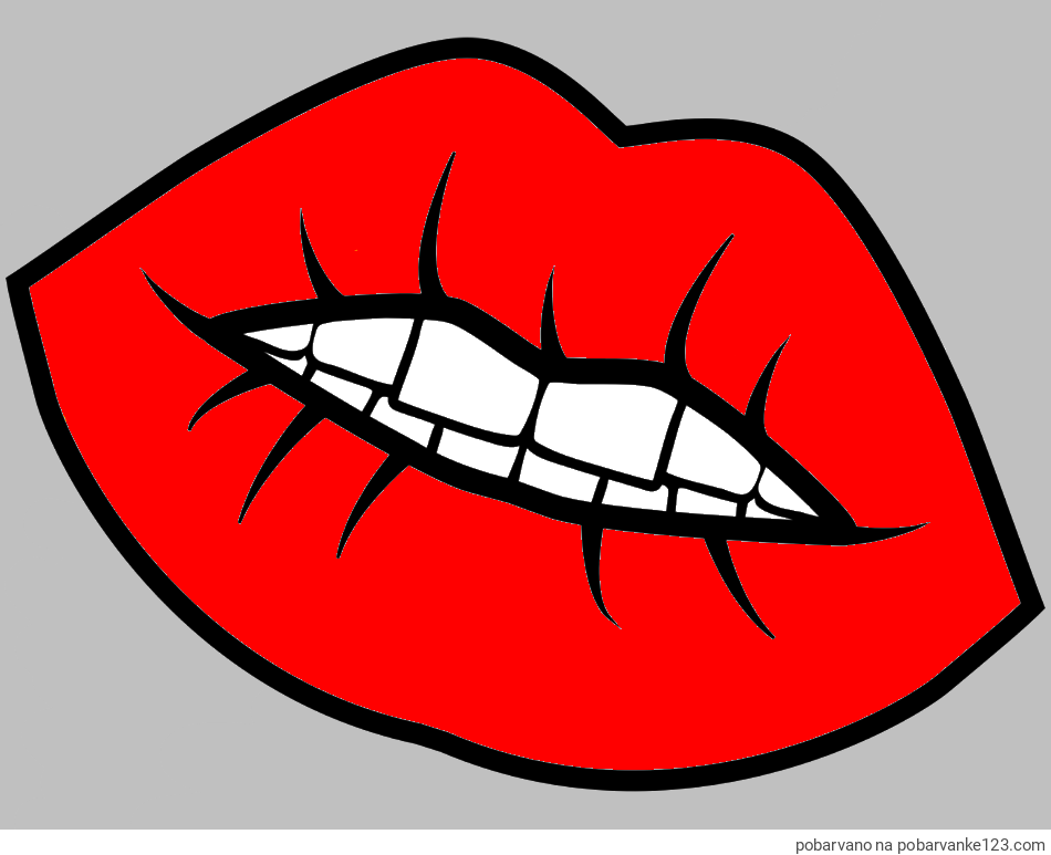 POBARVANA POBARVANKA - Pobarvanka ustnic