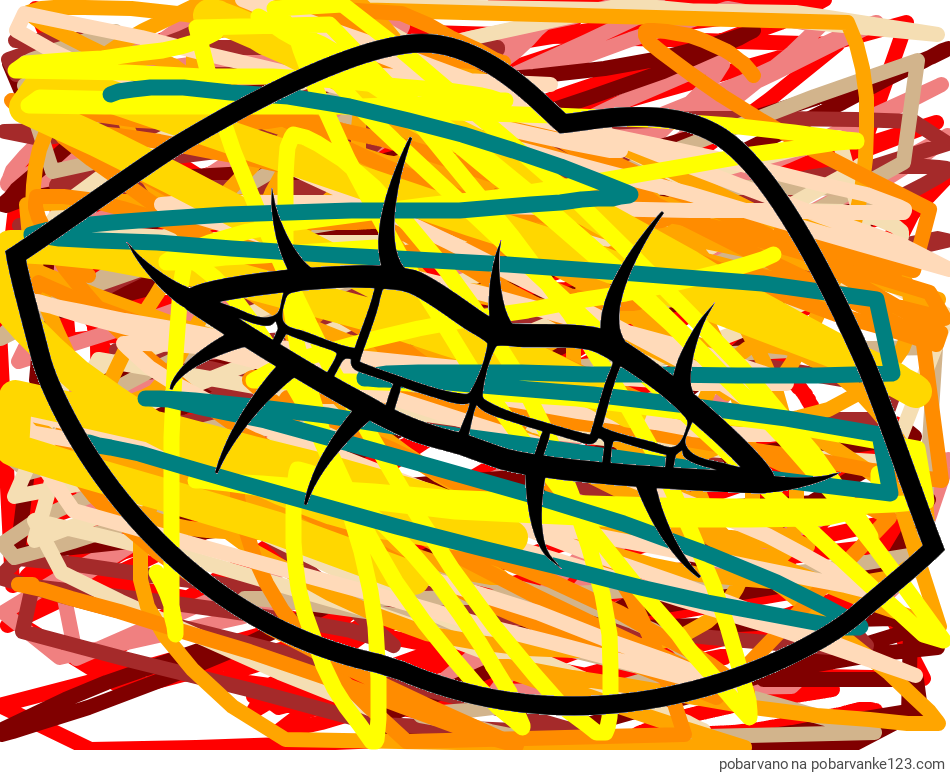 POBARVANA POBARVANKA - Pobarvanka ustnic