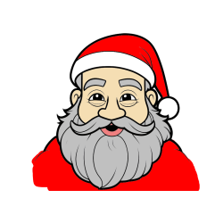 Pobarvana pobarvanka - Pobarvanka utrujenega Božička