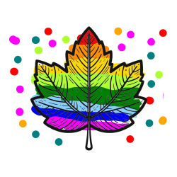 Pobarvana pobarvanka - Pobarvanka velikega jesenskega lista