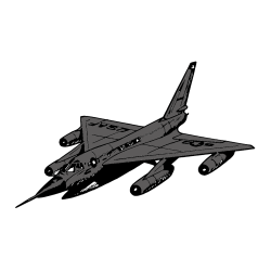 Pobarvana pobarvanka - Pobarvanka vojaškega lovca