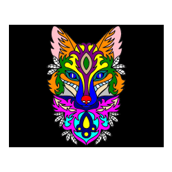 POBARVANA POBARVANKA - Pobarvanka volka - mandale