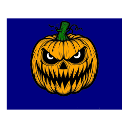 POBARVANA POBARVANKA - Pobarvanka zlobne buče za noč čarovnic