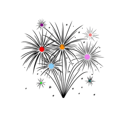 Pobarvana pobarvanka - Pobarvanke velikega ognjemeta