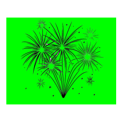 Pobarvana pobarvanka - Pobarvanke velikega ognjemeta