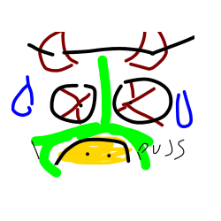 Pobarvana pobarvanka - Prestrašen pujs