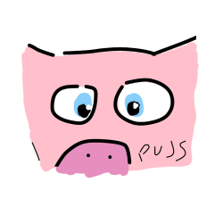 Pobarvana pobarvanka - Prestrašen pujs