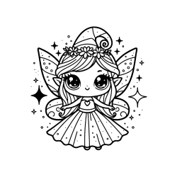 Pobarvana pobarvanka - Prikupna čarobna vila